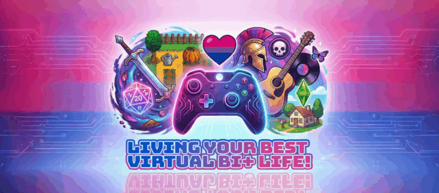 Living Your Best Virtual Bi+ Life video gaming article graphic